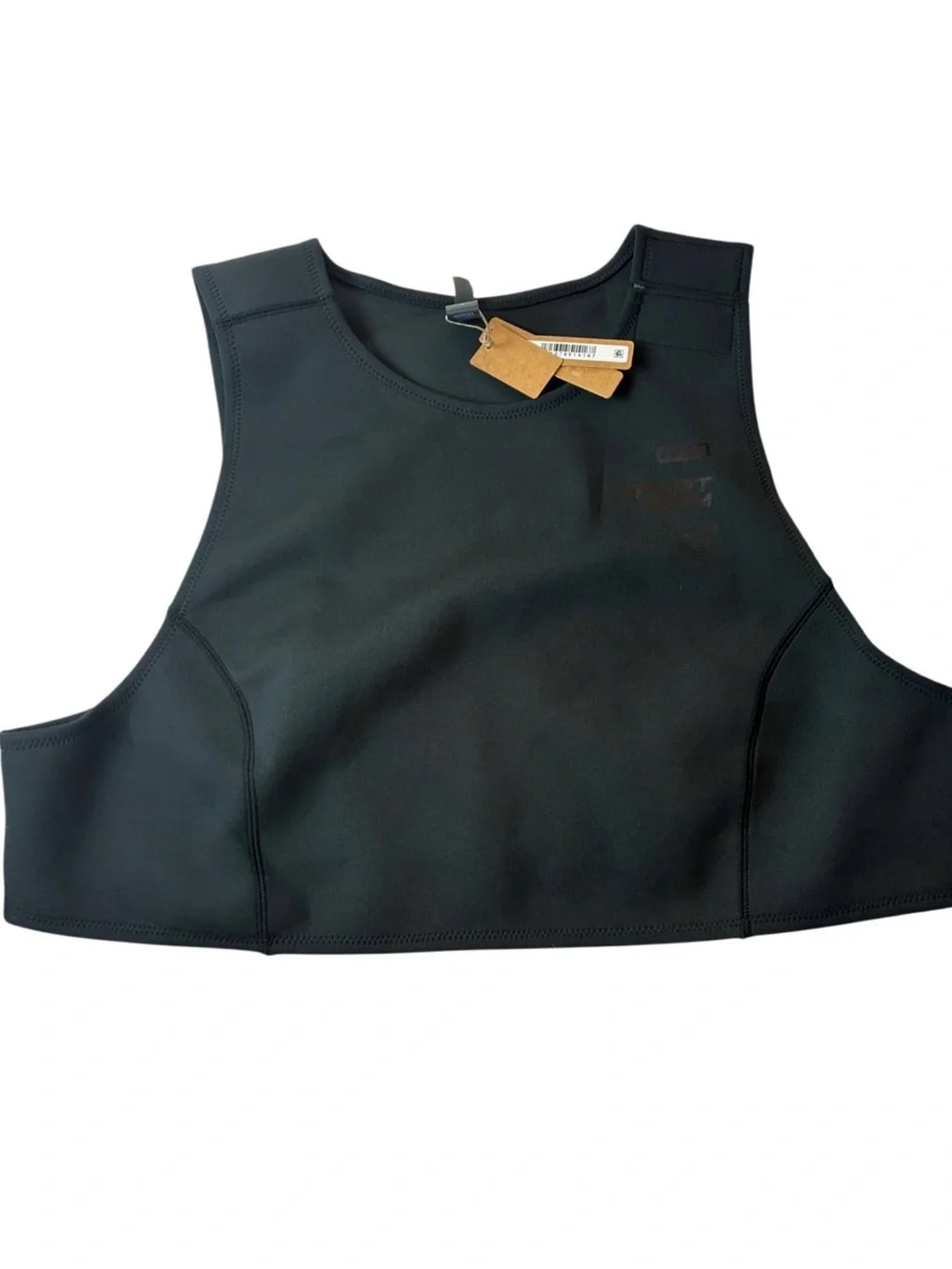 SKIMS NWT Scuba High Neck Top Onyx 4X ( lot 1340)